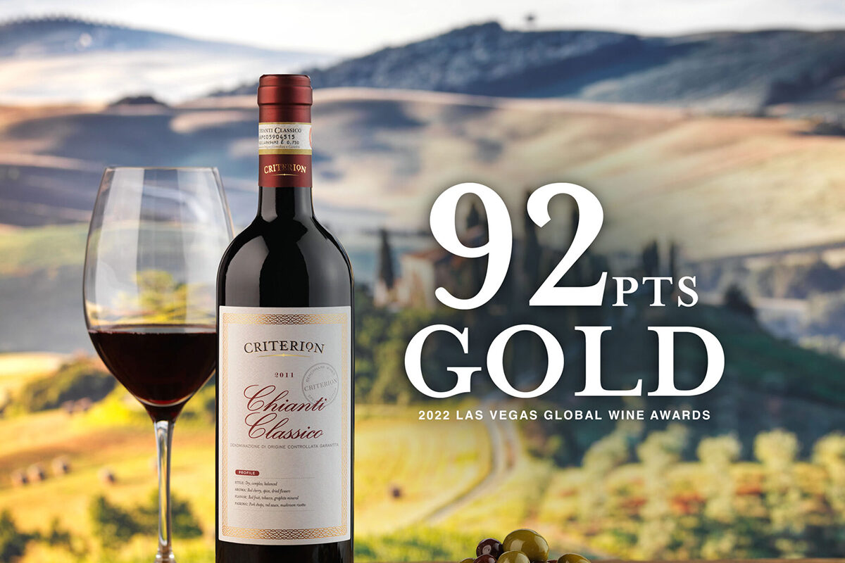 Criterion Chianti Classic - 92pts Gold from the Las Vegas Wine Competition 2022